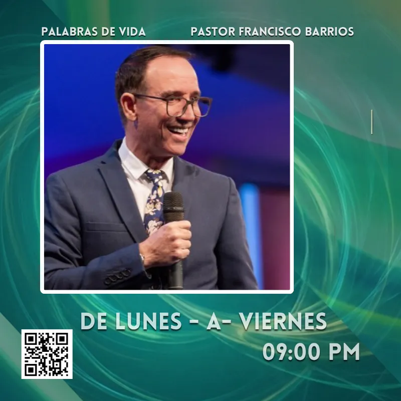 Carátula del programa Palabras de Vida, con el Pastor Francisco Barrios